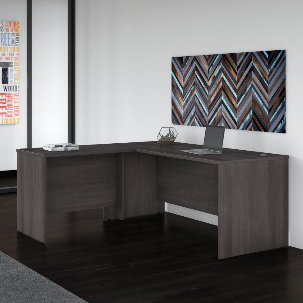 Studio C 72W x 30D L Shaped Desk with 42W Return
