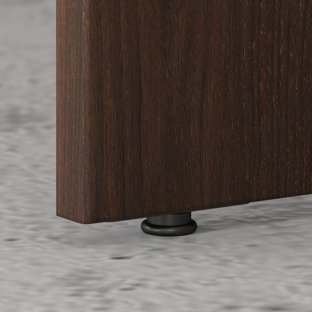 Studio C 72W x 24D L Shaped Desk with 42W Return