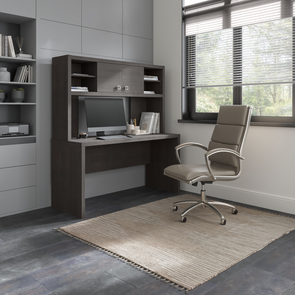 Echo 60W Credenza Desk with Hutch